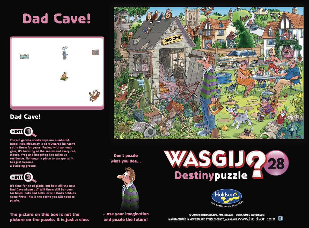 Wasgij Destiny #28: Dad cave! Puzzle (1000pc Jigsaw) Board Game