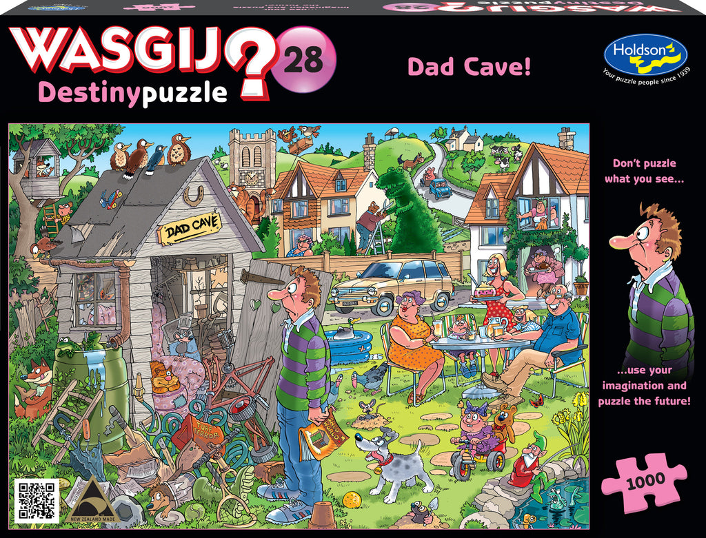 Wasgij Destiny #28: Dad cave! Puzzle (1000pc Jigsaw) Board Game