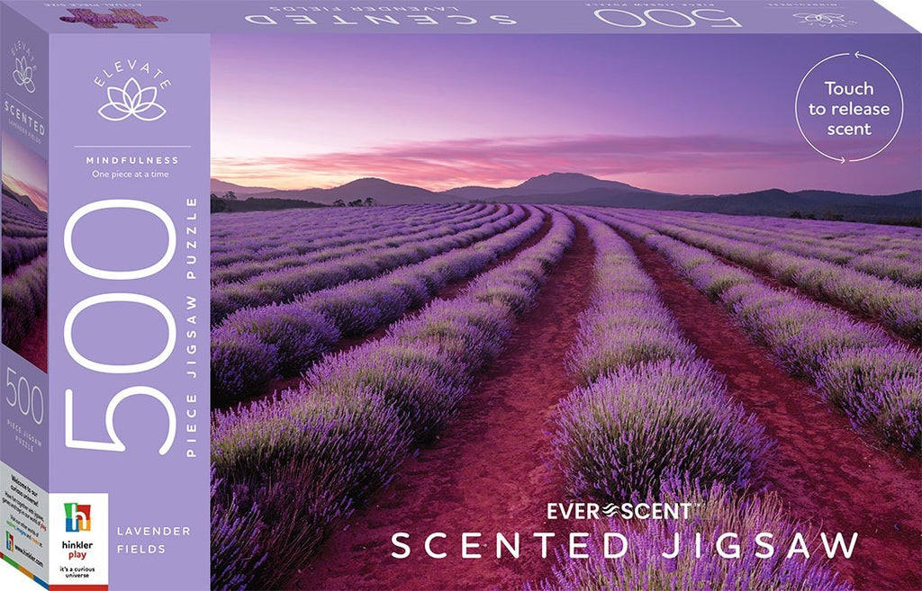 Elevate: Lavender Fields - 500pc Scented Puzzle Board Game