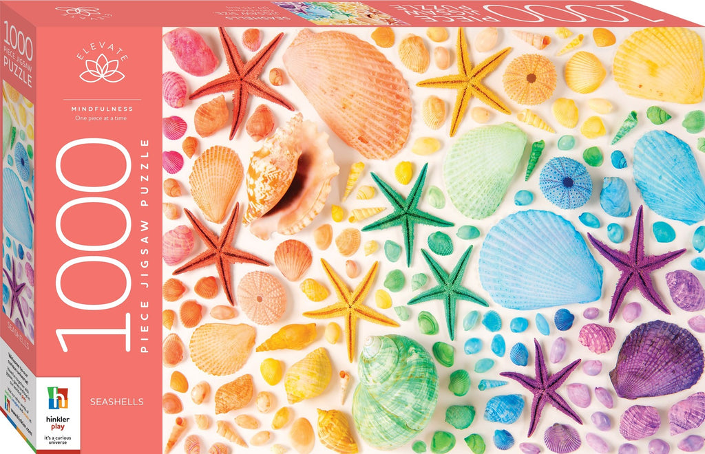 Elevate: Seashells - 1000pc Puzzle Board Game