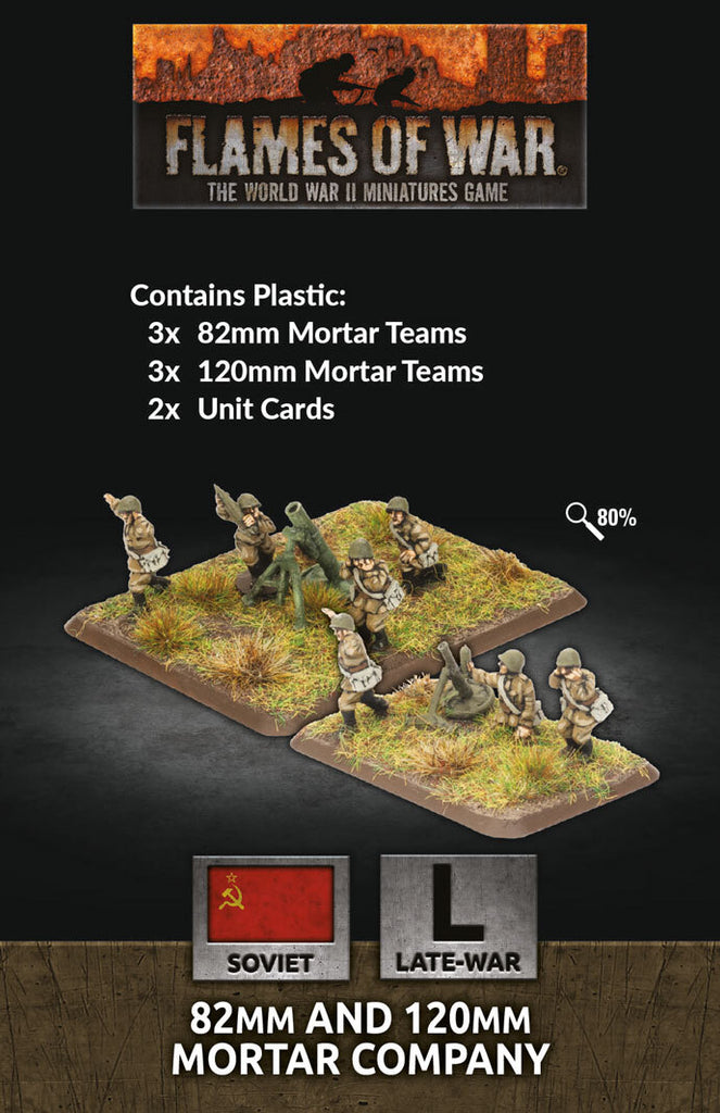 Flames of War: 82mm and 120mm Mortar Company