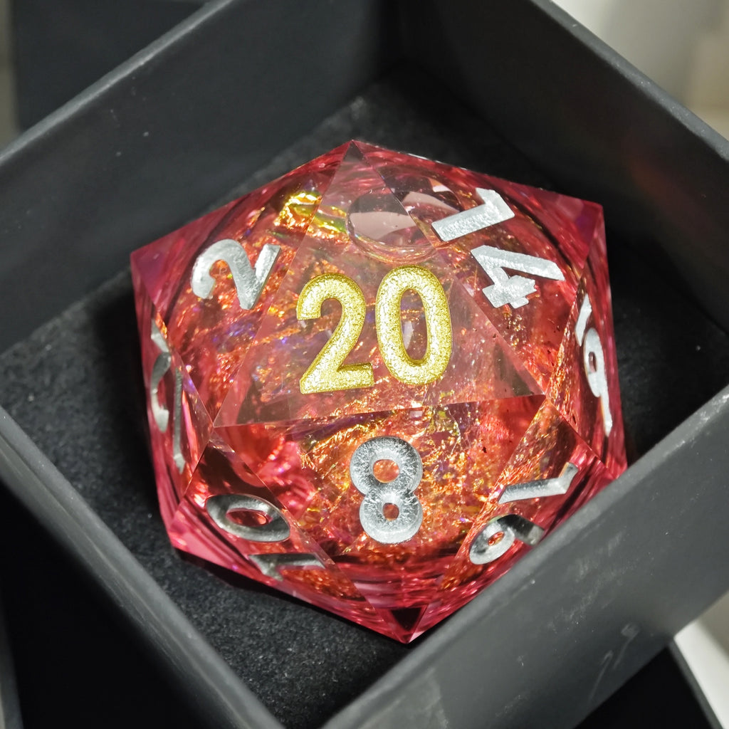 Dudley's Gallery - Red Moonlight 50mm D20 Liquid Core Sharp Edge Die