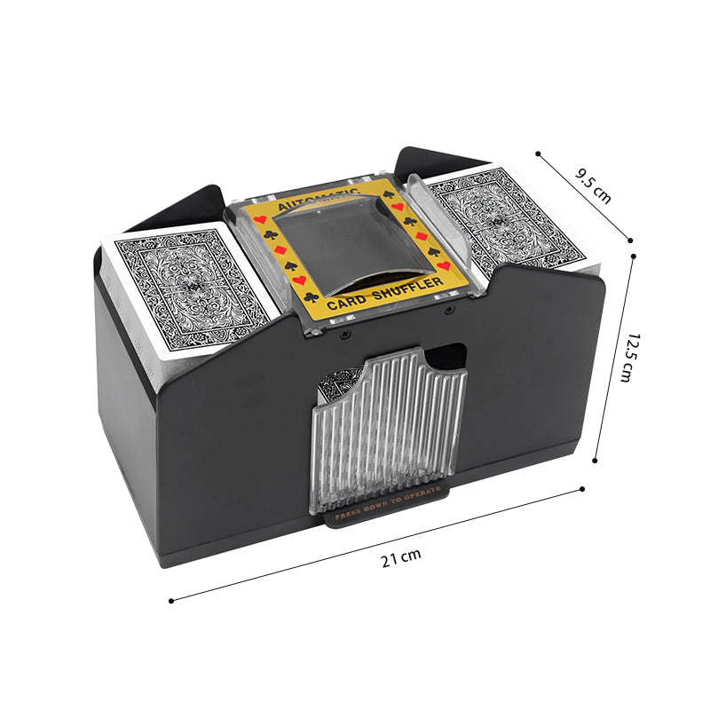 4-Deck Electric Automatic Shuffler Board Game