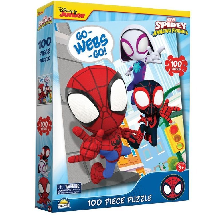 Crown: Spidey and His Amazing Friends - 100pc Puzzle Board Game