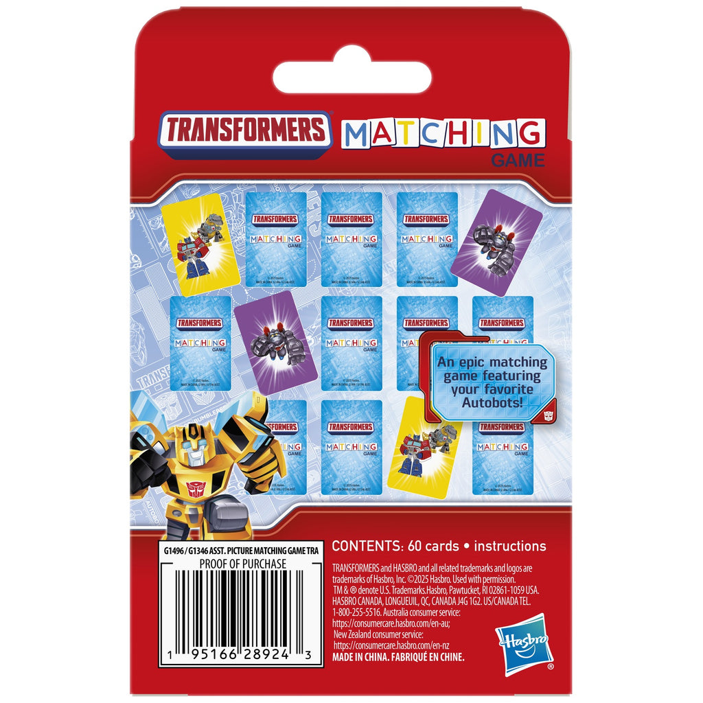 Transformers Matching Game