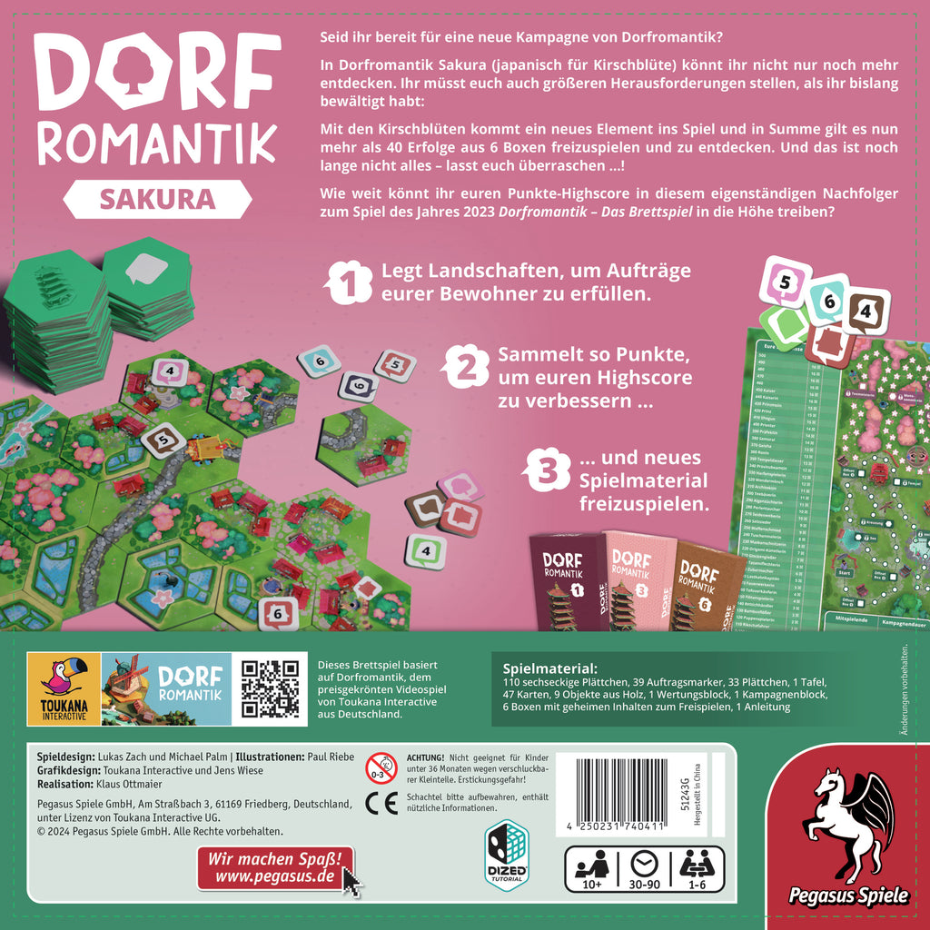 Dorfromantik: Sakura Board Game