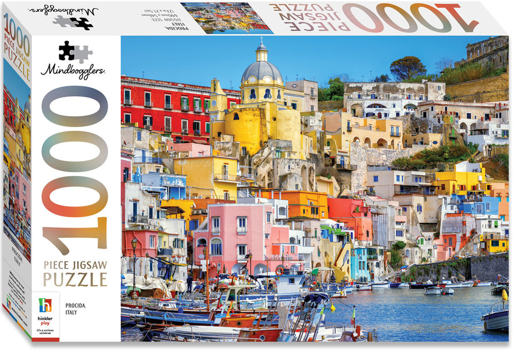 Hinkler: Procida Italy - Mindbogglers Puzzle (1000pc Jigsaw) Board Game