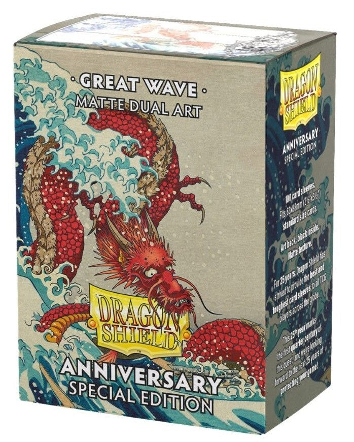 Dragon Shield: Matte Dual Art - Great Wave (Anniversary Special Edition)