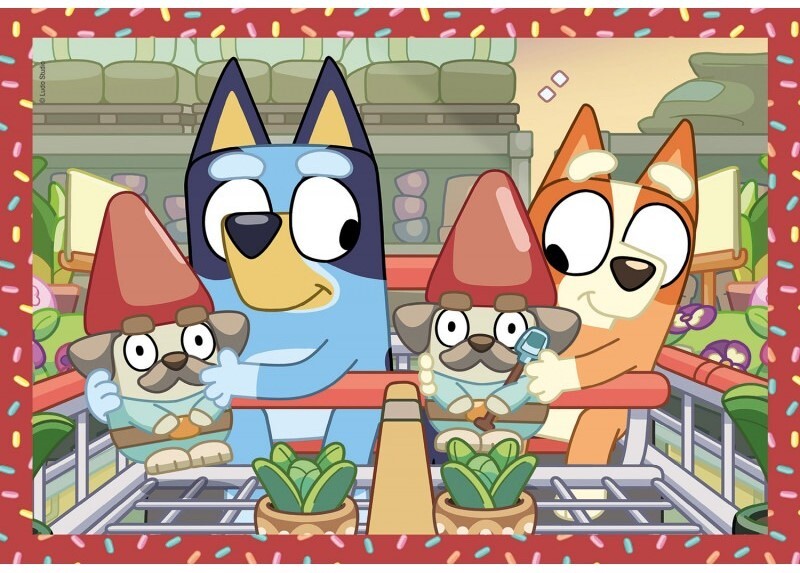 Clementoni: Bluey - Puzzles (12, 16, 20, 24pc Jigsaws) Board Game