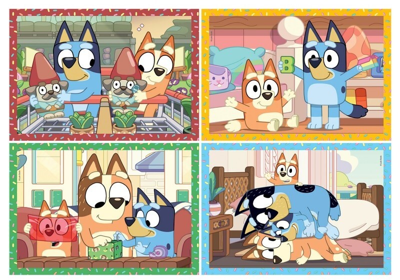 Clementoni: Bluey - Puzzles (12, 16, 20, 24pc Jigsaws) Board Game