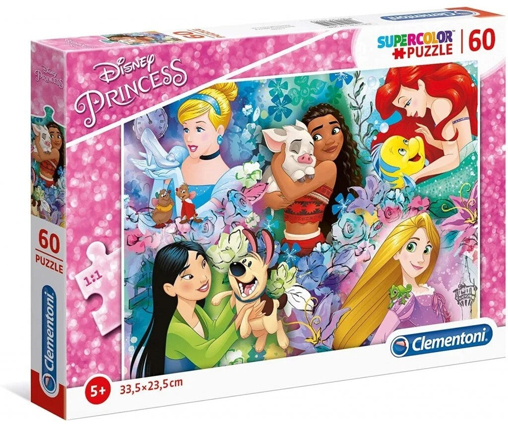 Clementoni: Disney Princess - Puzzle (60pc Jigsaw) Board Game