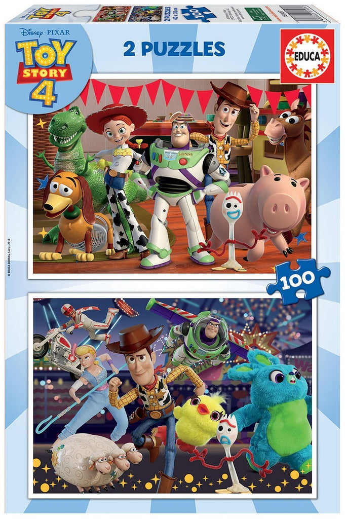 Educa: Toy Story 4 - Puzzles (2x100pc Jigsaws) Board Game