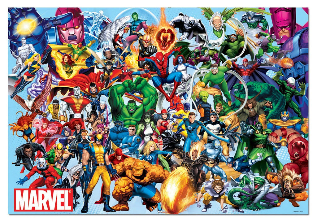 Educa: Marvel Heroes - Puzzle (1000pc Jigsaw) Board Game