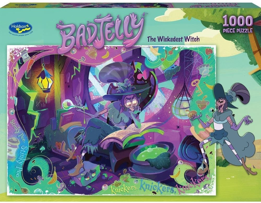 Bad Jelly 1000 piece puzzle - The Wickedest Witch Board Game