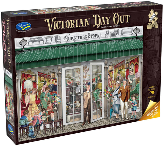 Victorian Day Out: Furniture Store - Puzzle (1000pc Jigsaw) Board Game