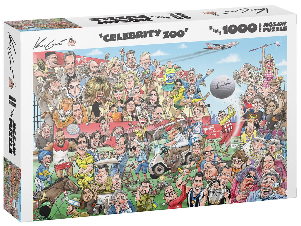 Celebrity Zoo: #1 - Puzzle (1000pc Jigsaw) Board Game