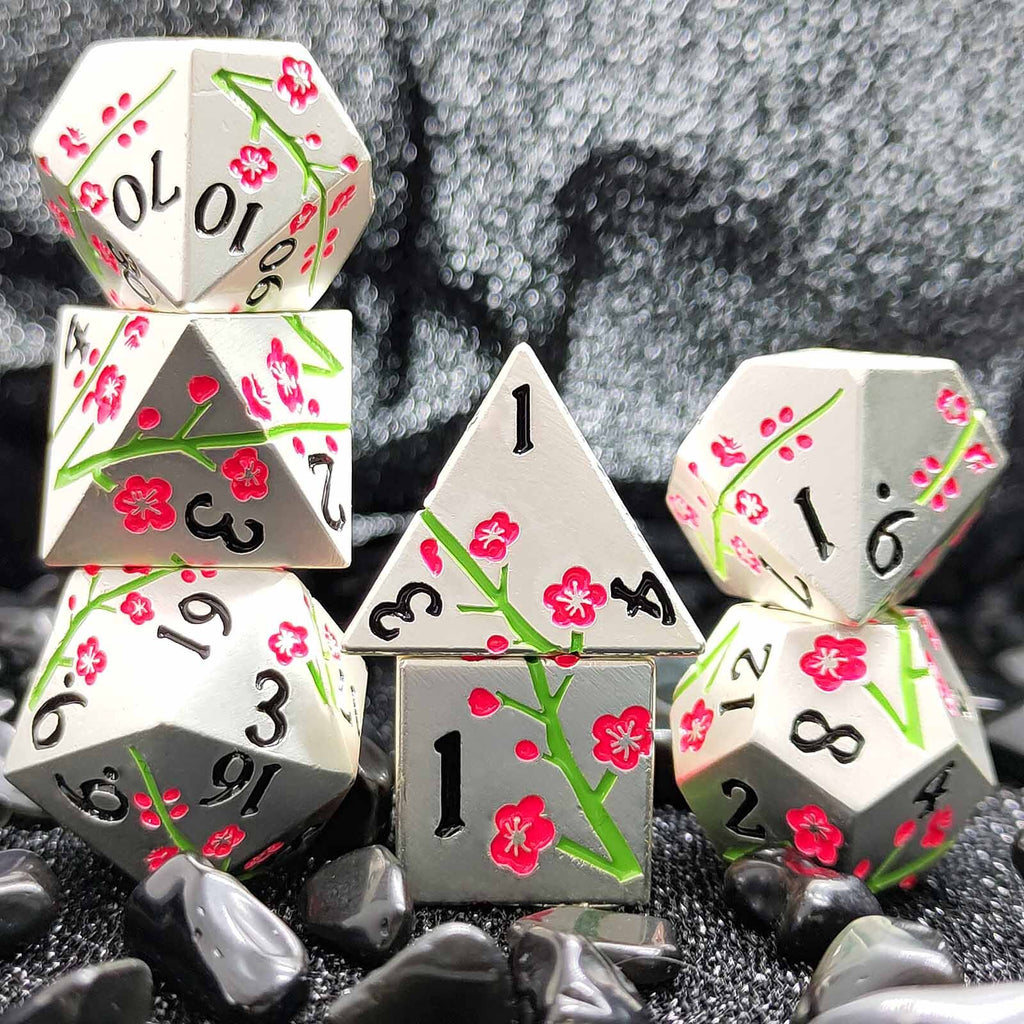 Dudley's Armoury - Persephone's Garden Metal Dice Set