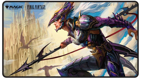 Ultra Pro: MTG x Final Fantasy - Black Stitched Playmat Premium (Kain, Traitorous Dragoon)