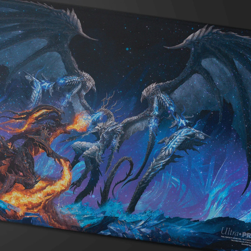Ultra Pro: MTG x Final Fantasy - Holofoil Playmat (Bahamut and Ifrit)
