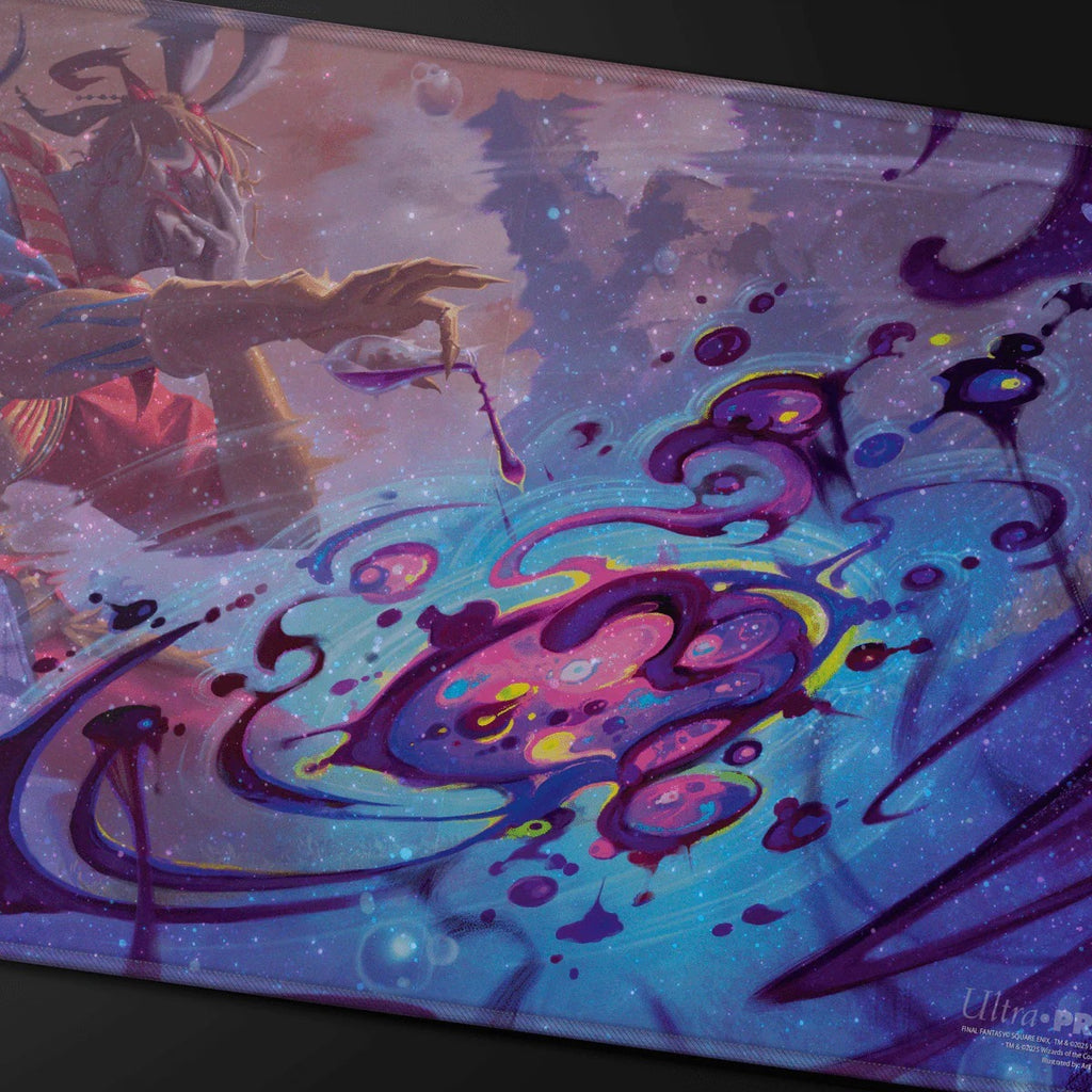Ultra Pro: MTG x Final Fantasy - Black Stitched Playmat Premium (Poison the Waters)