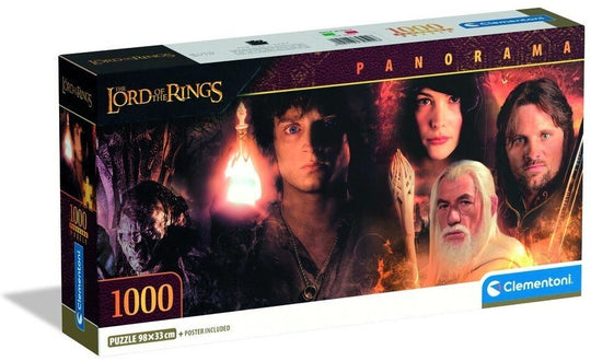 Clementoni: Lord of the Rings - Panorama Puzzle (1000pc Jigsaw) Board Game