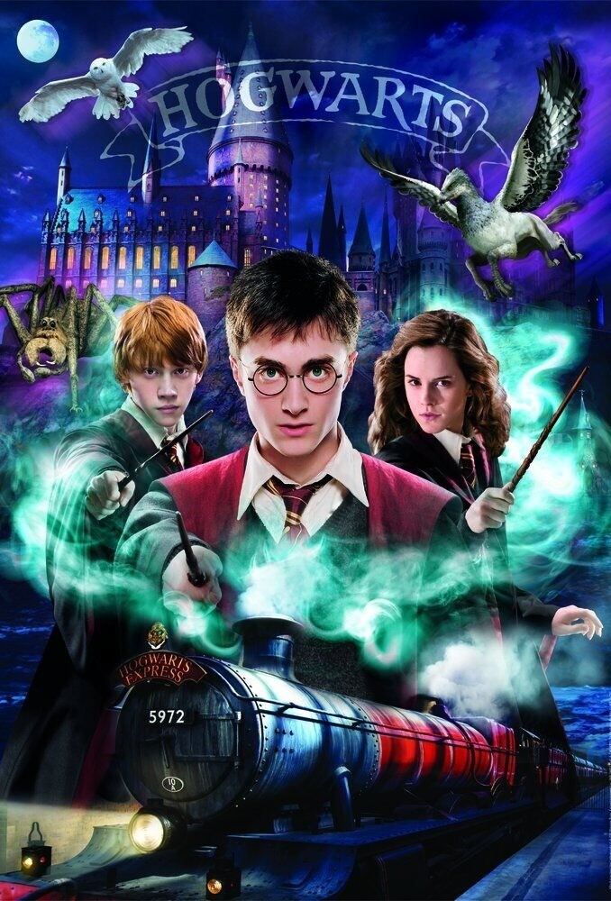 Clementoni: Harry Potter - Hogwarts Castle Puzzle (1000pc Jigsaw) Board Game