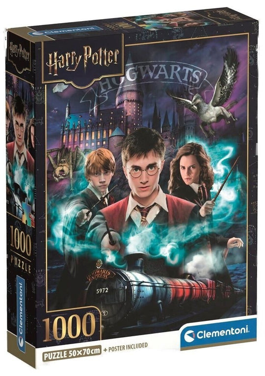 Clementoni: Harry Potter - Hogwarts Castle Puzzle (1000pc Jigsaw) Board Game