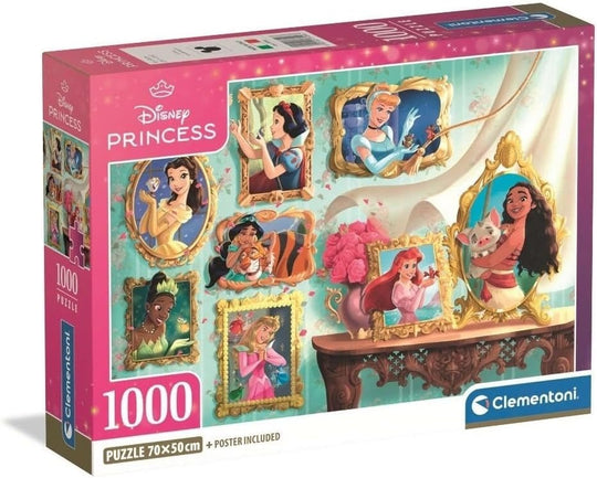 Clementoni: Disney Princess - Princess Frames Puzzle (1000pc Jigsaw) Board Game