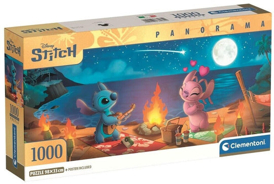 Clementoni: Disney Lilo & Stitch - Panorama Puzzle (1000pc Jigsaw) Board Game