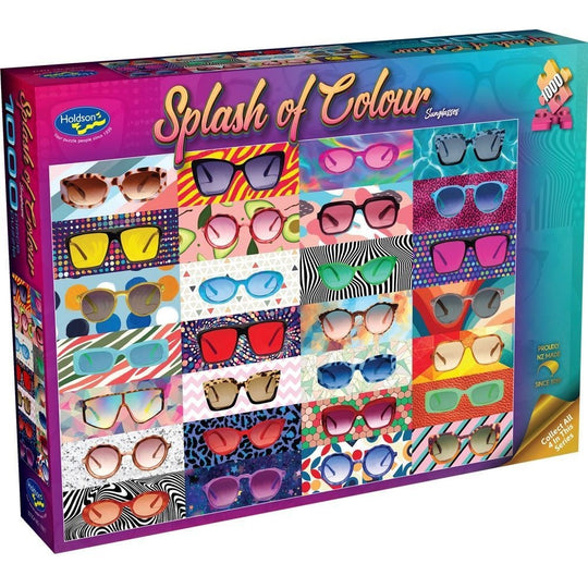Splash of Colour: Sunglasses (1000pc Jigsaw) Board Game