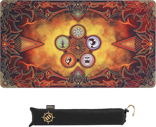 Enhance Tabletop: Card Game Playmat - Orange