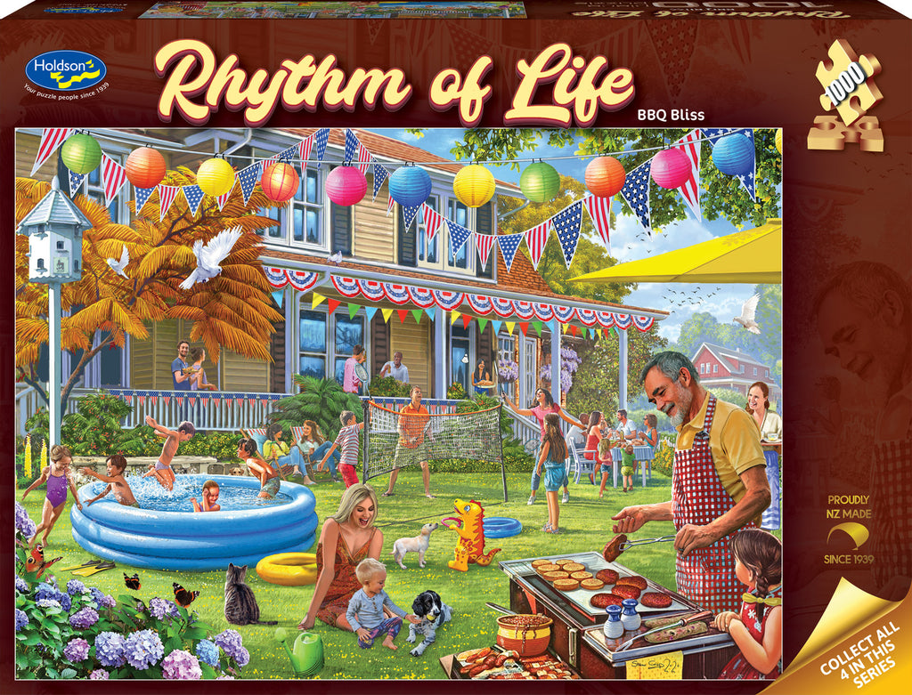 Holdson: Rhythm of Life - BBQ Bliss Puzzle (1000pc Jigsaw) Board Game