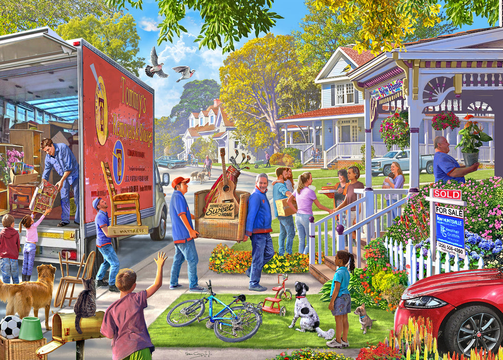 Holdson: Rhythm of Life -Moving Day Puzzle (1000pc Jigsaw) Board Game