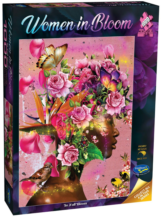 Holdson: Woman in Bloom - In Full Bloom Puzzle (1000pc Jigsaw) Board Game