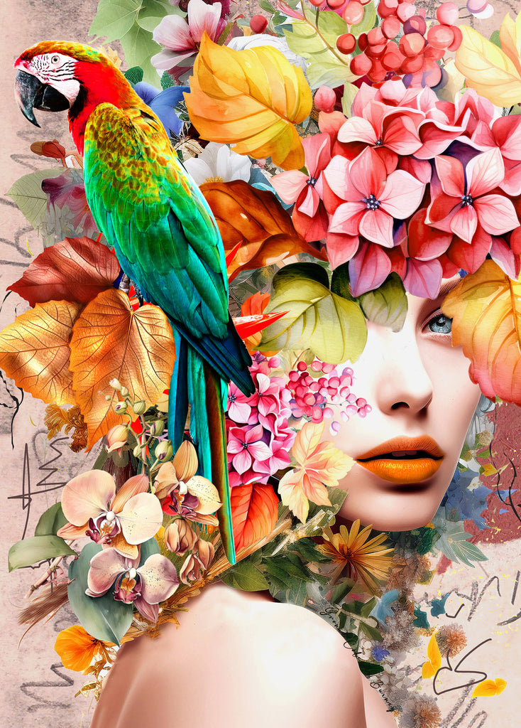 Holdson: Woman in Bloom - Wild Flower Puzzle (1000pc Jigsaw) Board Game