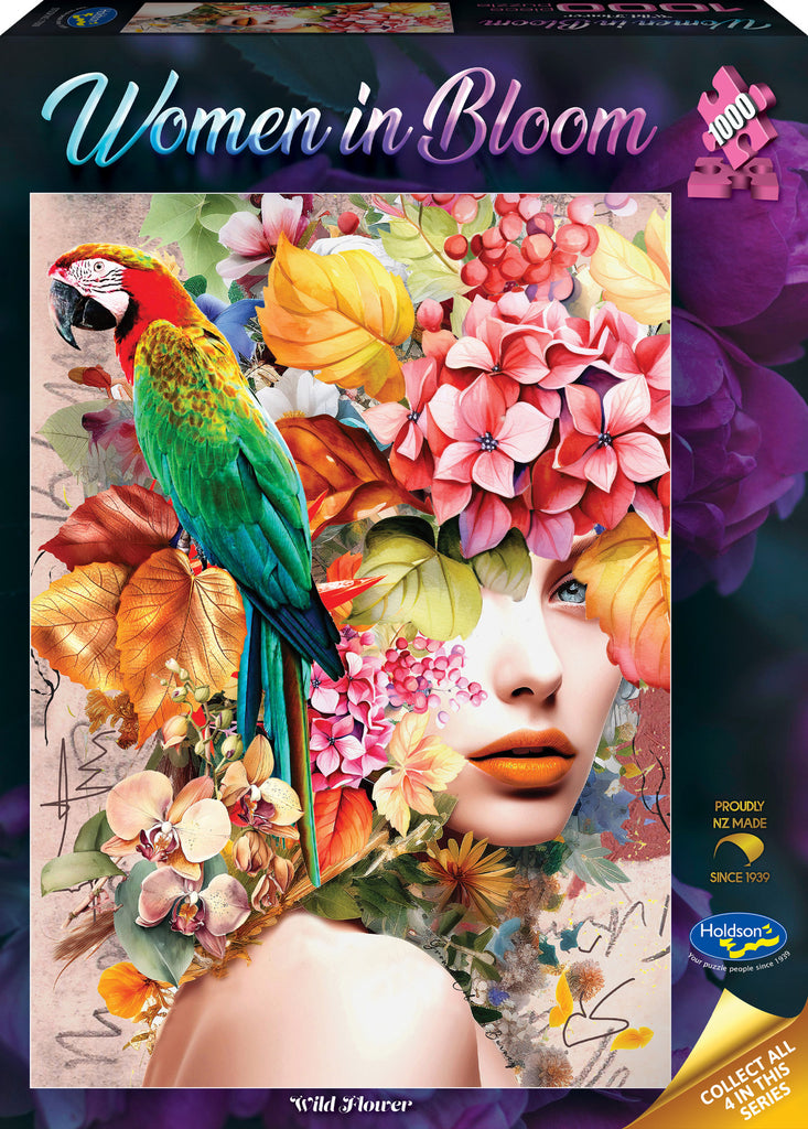 Holdson: Woman in Bloom - Wild Flower Puzzle (1000pc Jigsaw) Board Game