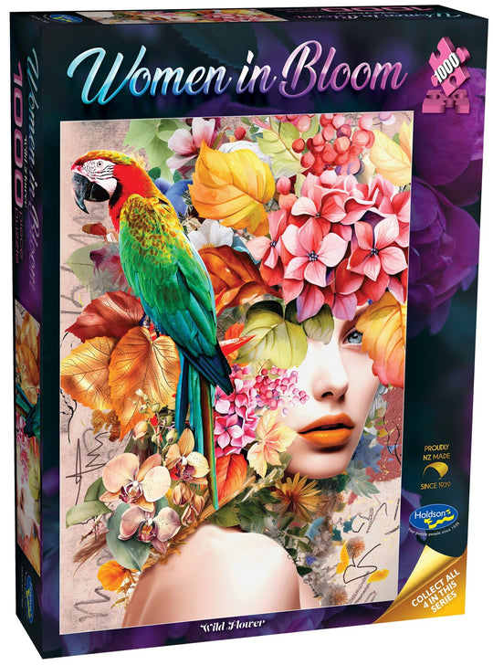 Holdson: Woman in Bloom - Wild Flower Puzzle (1000pc Jigsaw) Board Game