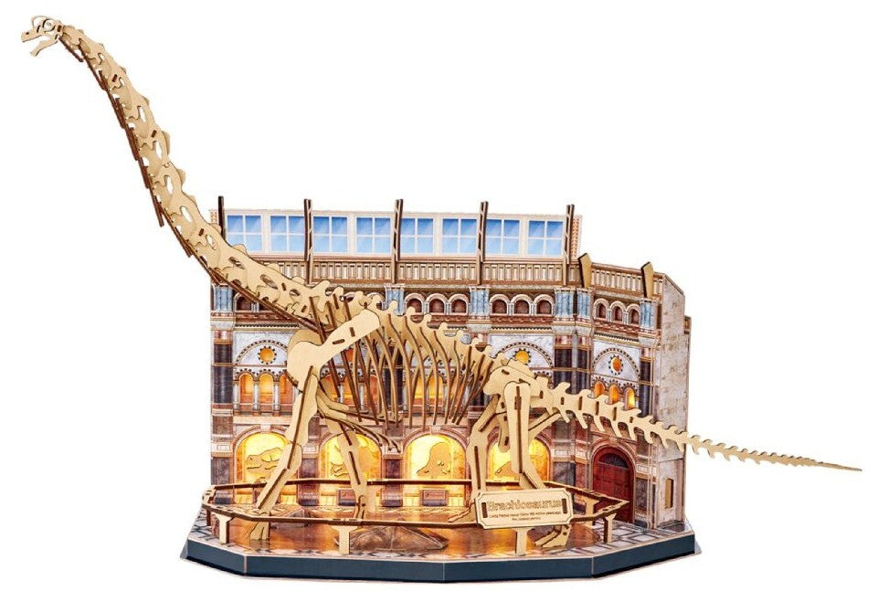 CubicFun: 3D Natural Museum - Brachiosaurus (312pc) Board Game