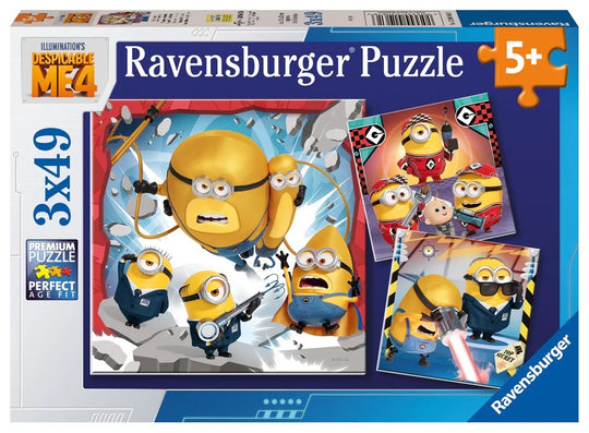 Ravensburger: Despicable Me 4 Puzzle (3x49pc Jigsaws) Board Game