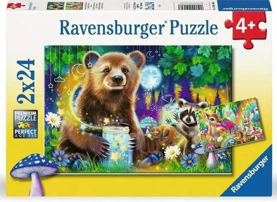 Ravensburger: Loving Woodland Friends Puzzle (2x24pc Jigsaw) Board Game