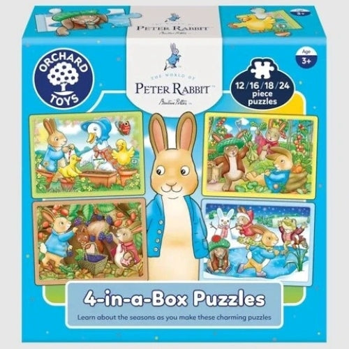 Orchard: Peter Rabbit - 4-in-a-Box Puzzles (12,16,18,24pc Jigsaws) Board Game