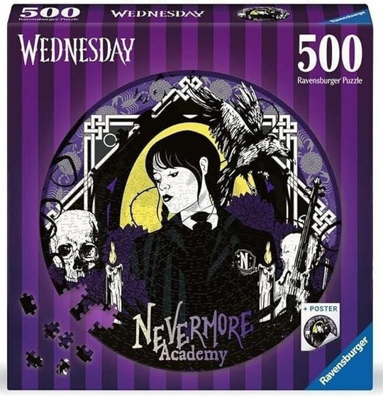 Ravensburger: Wednesday - Nevermore Puzzle (500pc Jigsaw) Board Game