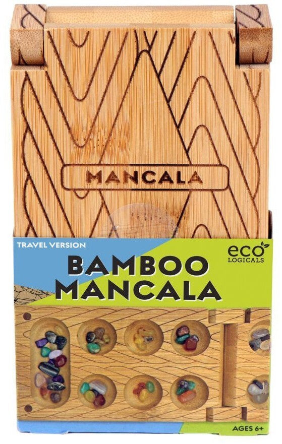 Project Genius: Ecologicals Travel Bamboo Mancala Board Game