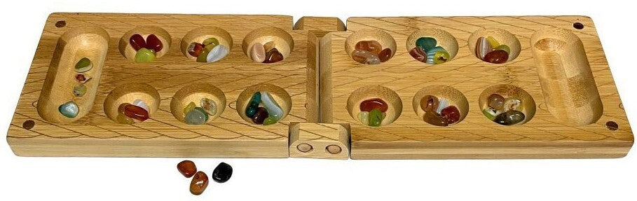Project Genius: Ecologicals Travel Bamboo Mancala Board Game