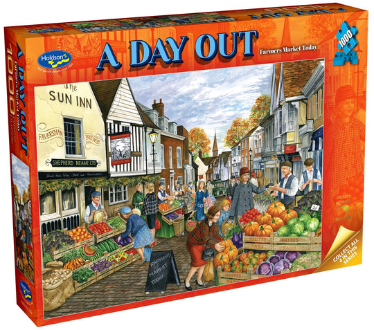 Holdson: A Day Out - Farmers Market Today Puzzle (1000pc Jigsaw) Board Game
