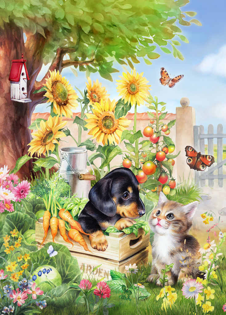 Holdson: How Does Your Garden Grow - Sunflower Crate Buddies Puzzle (1000pc Jigsaw) Board Game