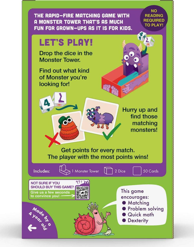Monster Match (By Exploding Kittens) Board Game