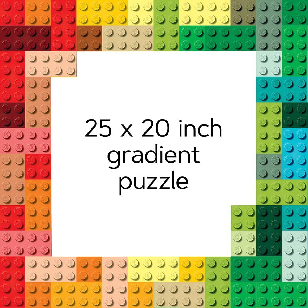 LEGO: Rainbow Bricks Puzzle (1000pc Jigsaw) Board Game