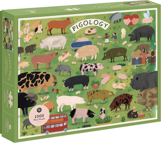 Princeton Architectural Press: Pigology Puzzle (1000pc Jigsaw) Board Game