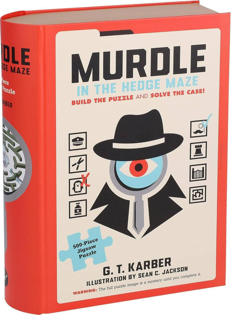 Chronicle Books: Murdle in the Hedge Maze Puzzle (500pc Jigsaw) Board Game